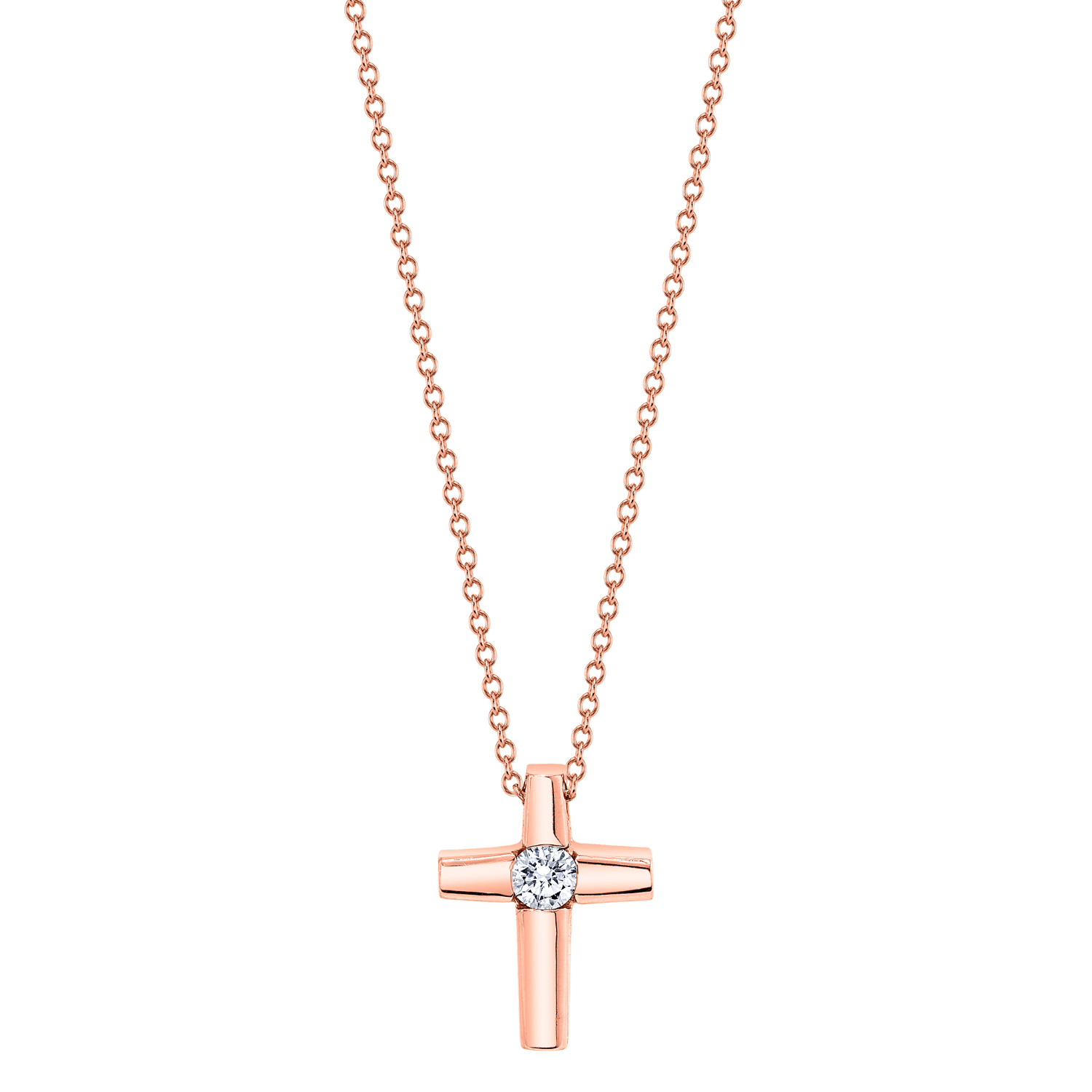 Center Diamond Cross
