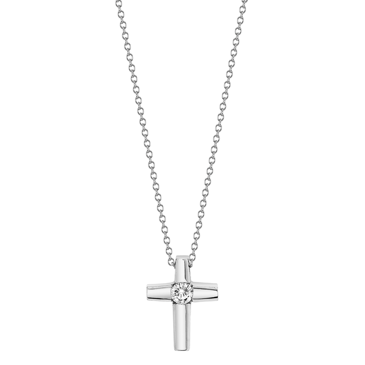Center Diamond Cross