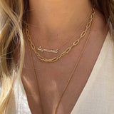 Personalized Armenian Letter Name Necklace