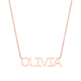 Linear Name Necklace
