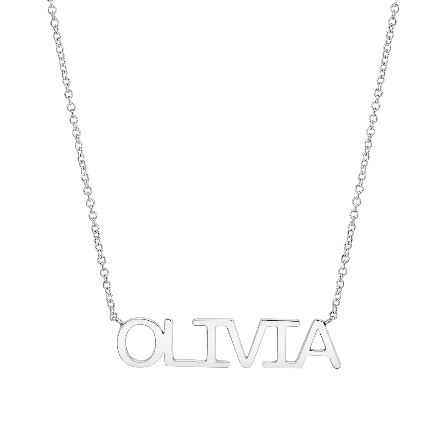 Linear Name Necklace