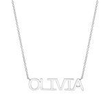 Linear Name Necklace