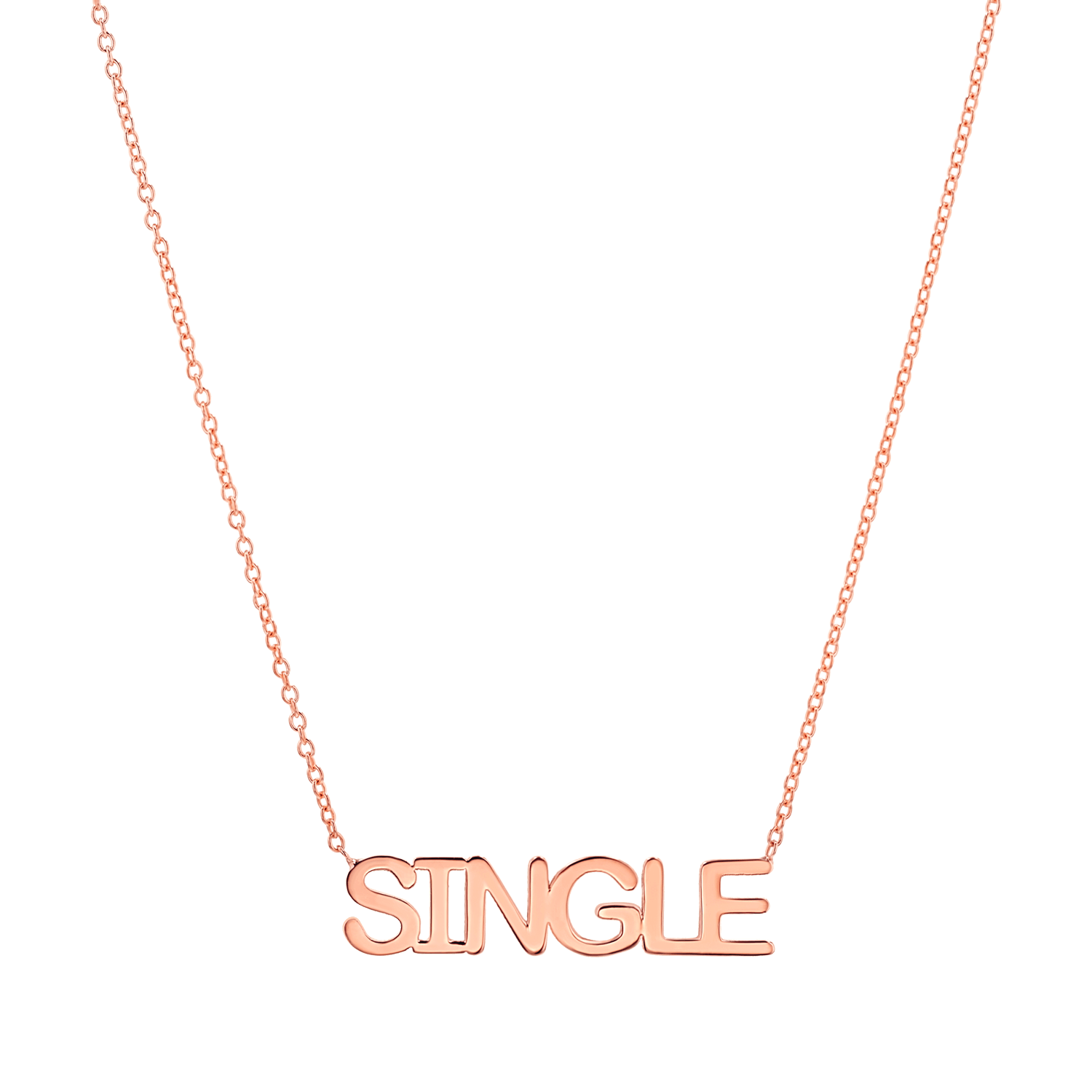 "SINGLE" Linear Necklace