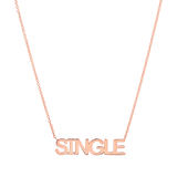 "SINGLE" Linear Necklace