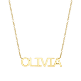 Linear Name Necklace