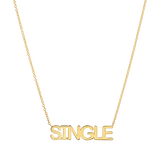 "SINGLE" Linear Necklace