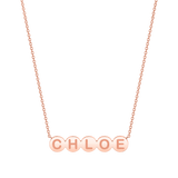 Bubble Round Engravable Necklace