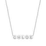 Bubble Round Engravable Necklace