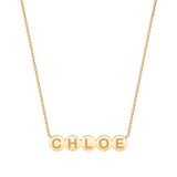 Bubble Round Engravable Necklace