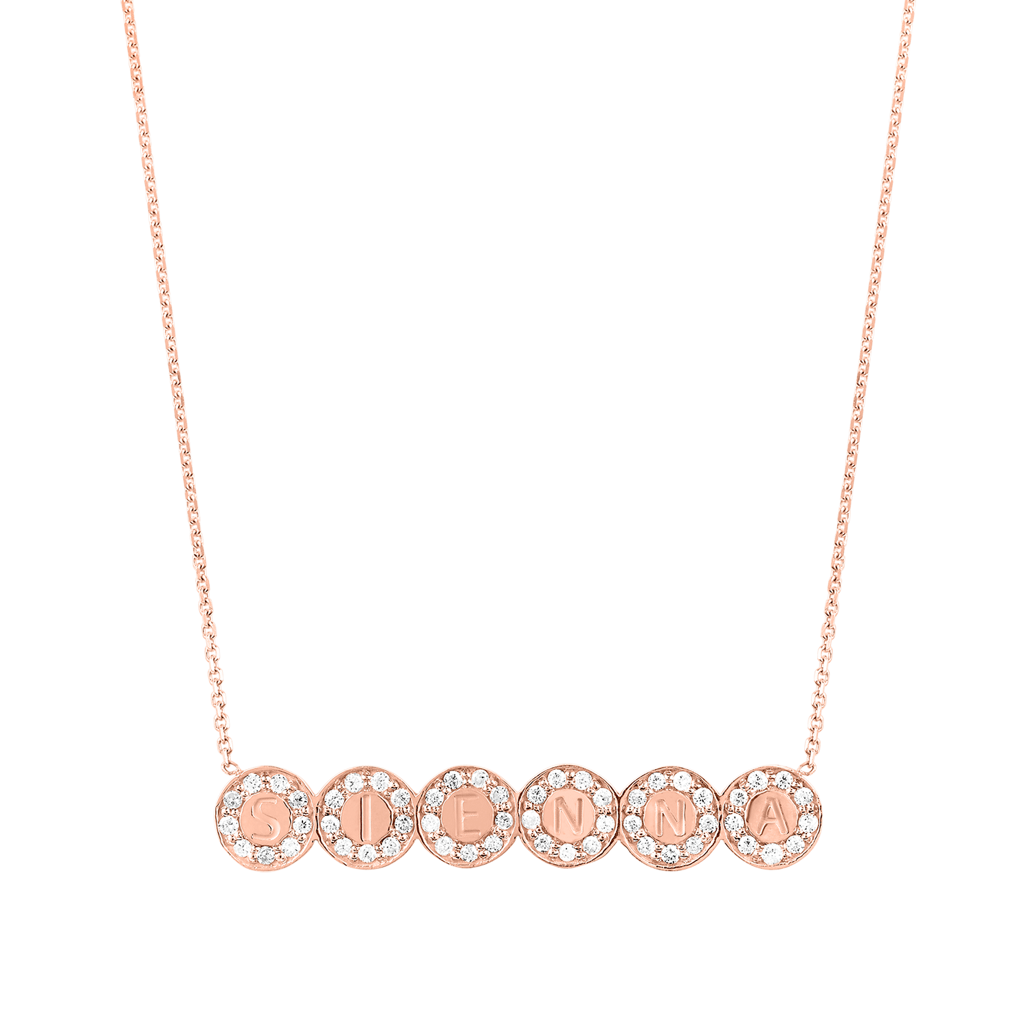 Custom Diamond Bubble Necklace