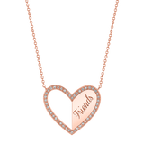 Best Friend Heart Necklaces (Set of 2)