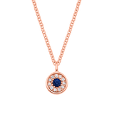 Dainty Round Evil Eye Necklace