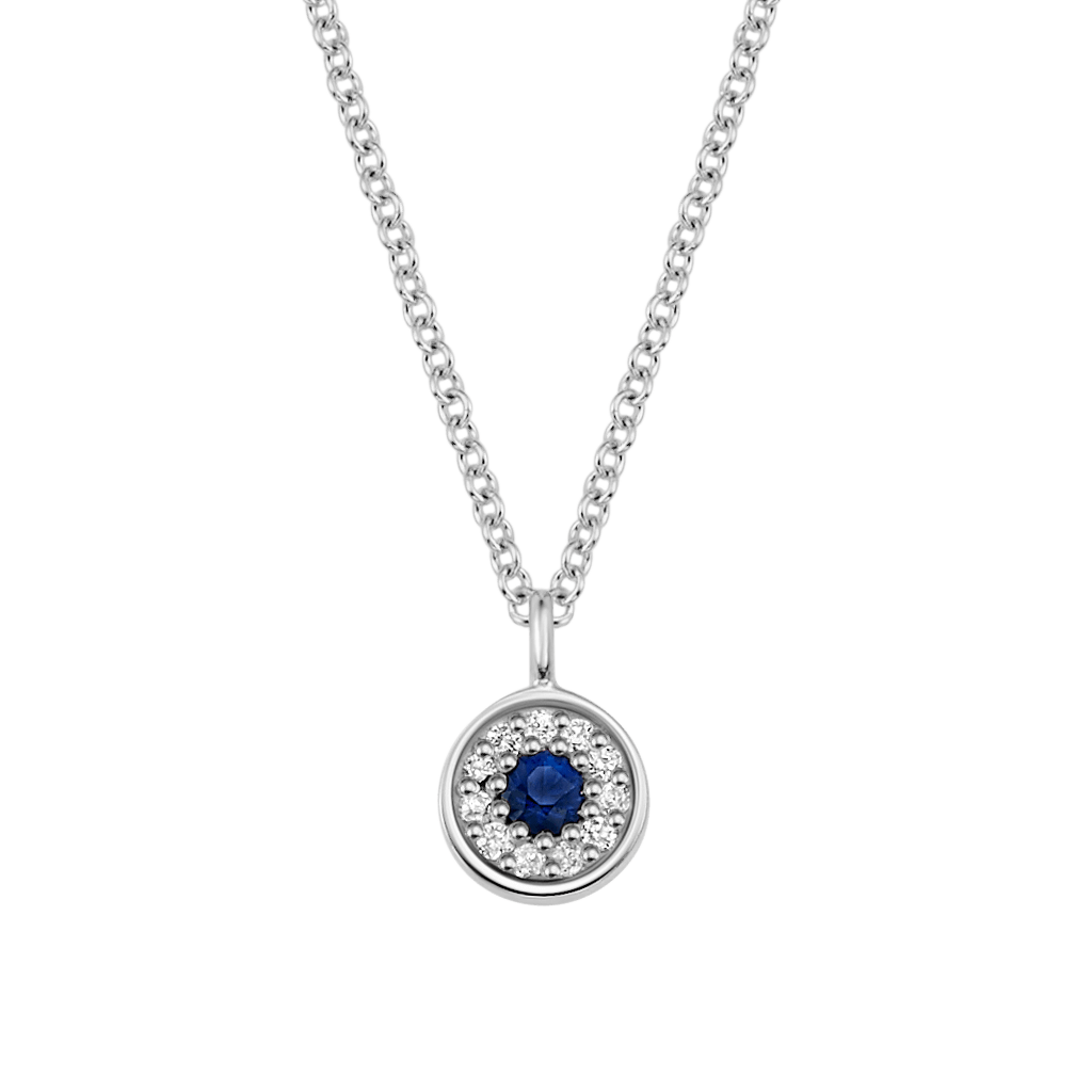 Dainty Round Evil Eye Necklace