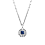 Dainty Round Evil Eye Necklace