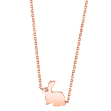 Dainty Bunny Rabbit Necklace