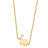 Dainty Bunny Rabbit Necklace