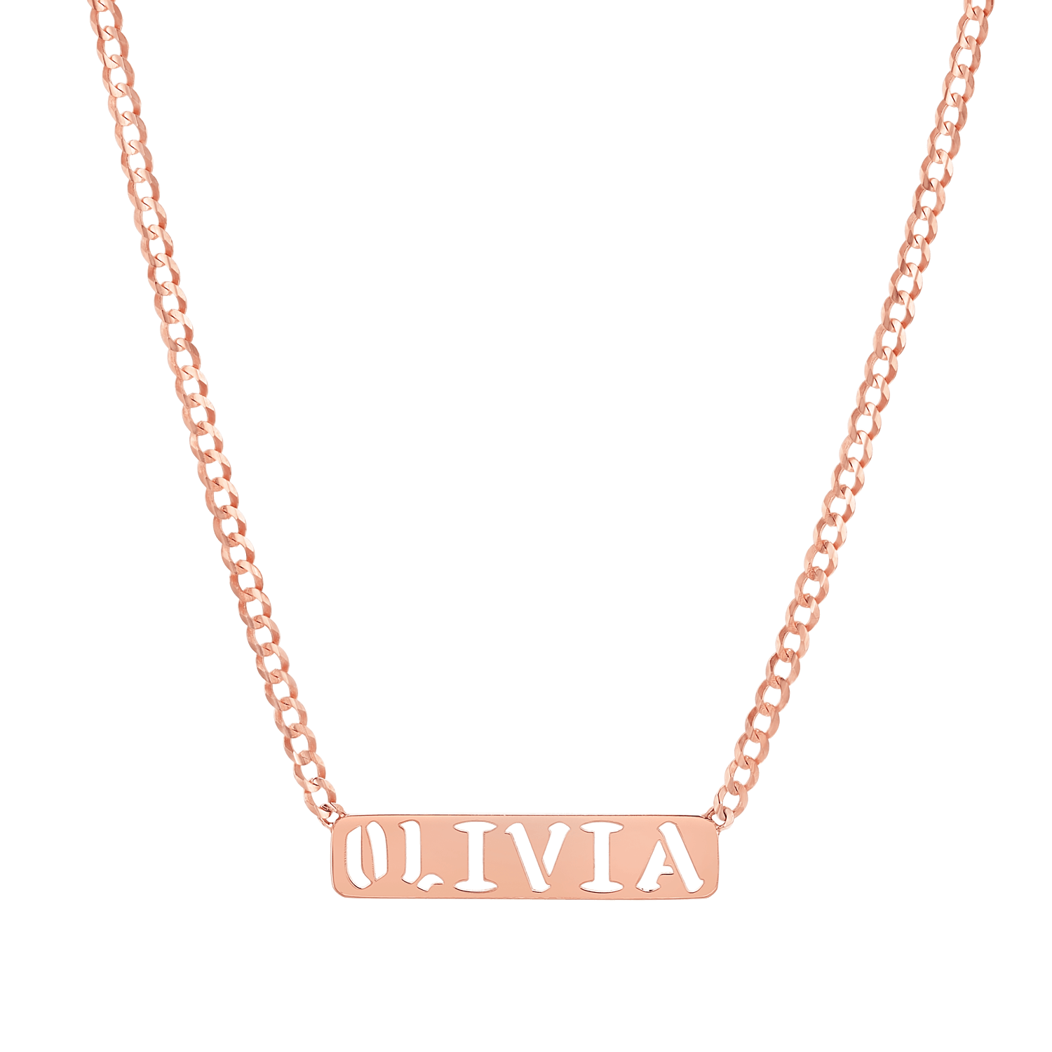 Cuban Link Custom Nameplate Necklace