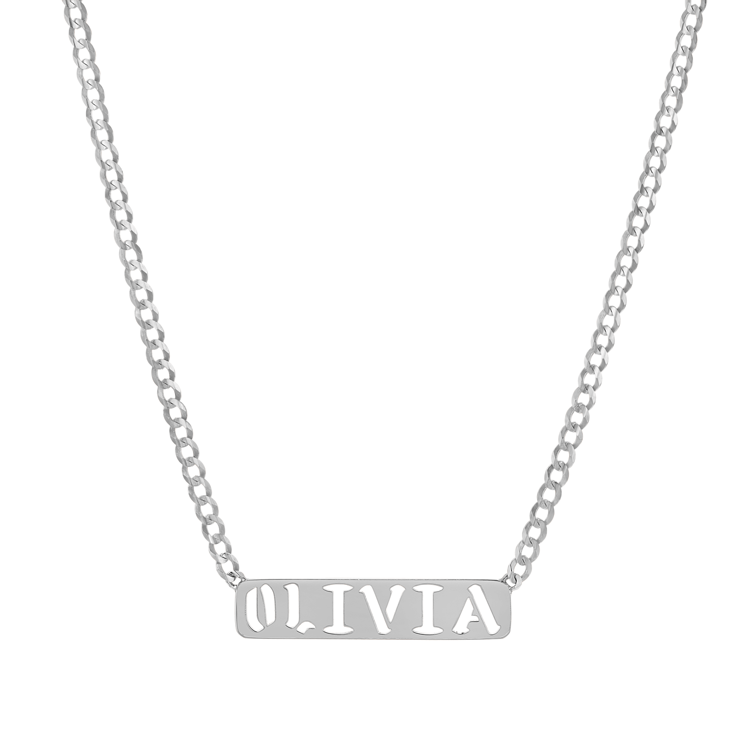 Cuban Link Custom Nameplate Necklace