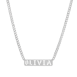Cuban Link Custom Nameplate Necklace