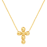 Bubble Cross Necklace