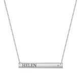 Diamond Nameplate Necklace