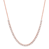 Large Diamond Tennis Chain Necklace