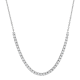 Large Diamond Tennis Chain Necklace