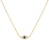 Kids Diamond Evil Eye Necklace
