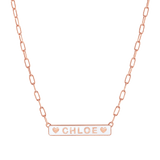 Custom Enamel ID Necklace