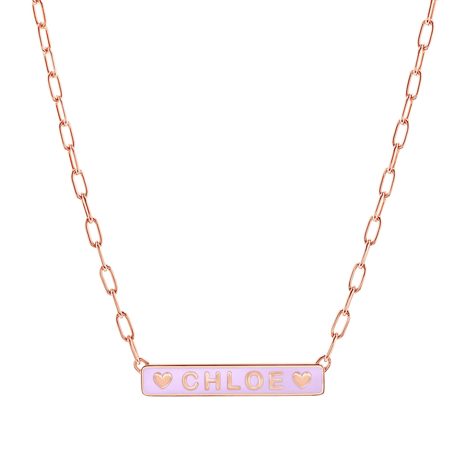 Custom Enamel ID Necklace