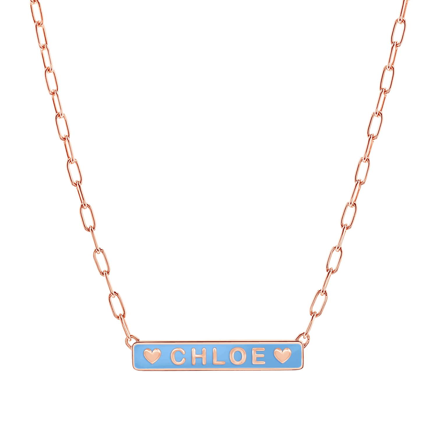 Custom Enamel ID Necklace