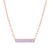 Custom Enamel ID Necklace