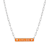 Custom Enamel ID Necklace