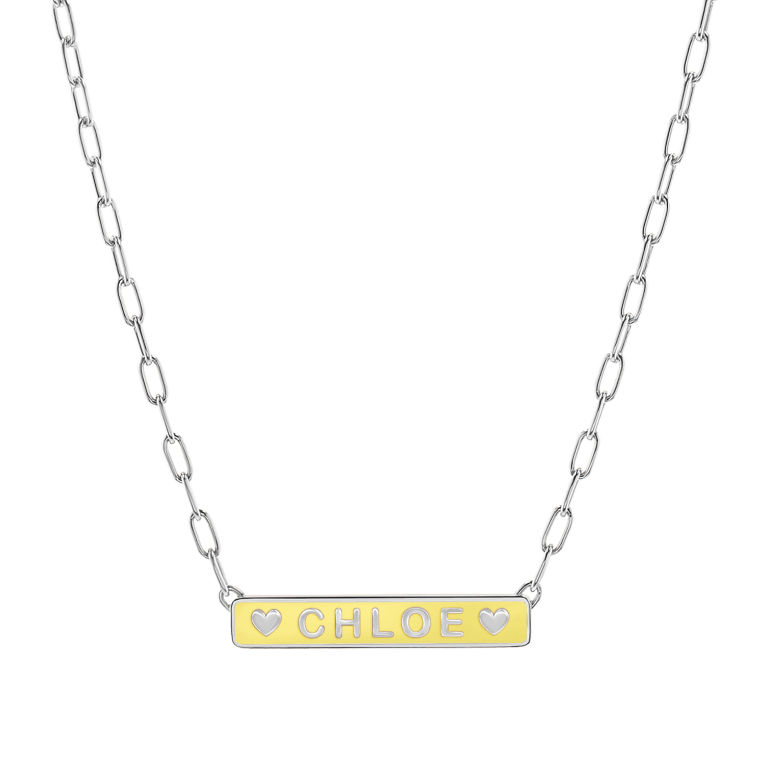 Custom Enamel ID Necklace