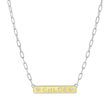 Custom Enamel ID Necklace