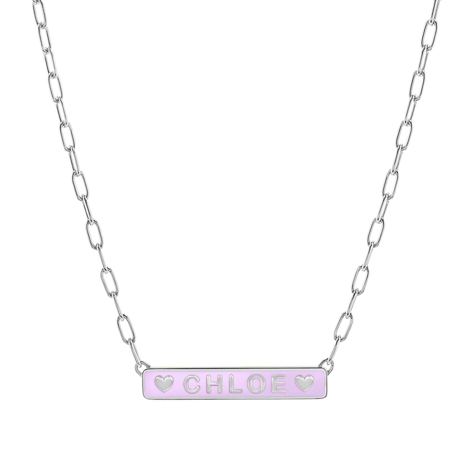 Custom Enamel ID Necklace