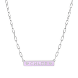 Custom Enamel ID Necklace