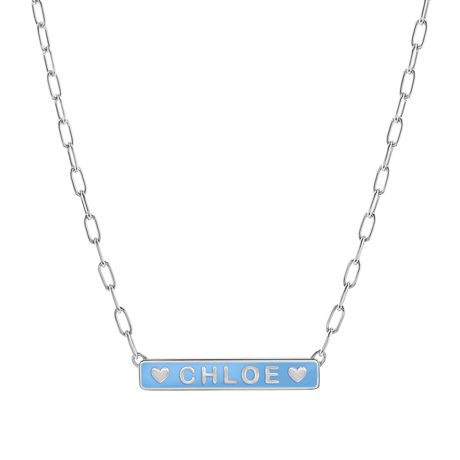 Custom Enamel ID Necklace
