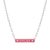 Custom Enamel ID Necklace