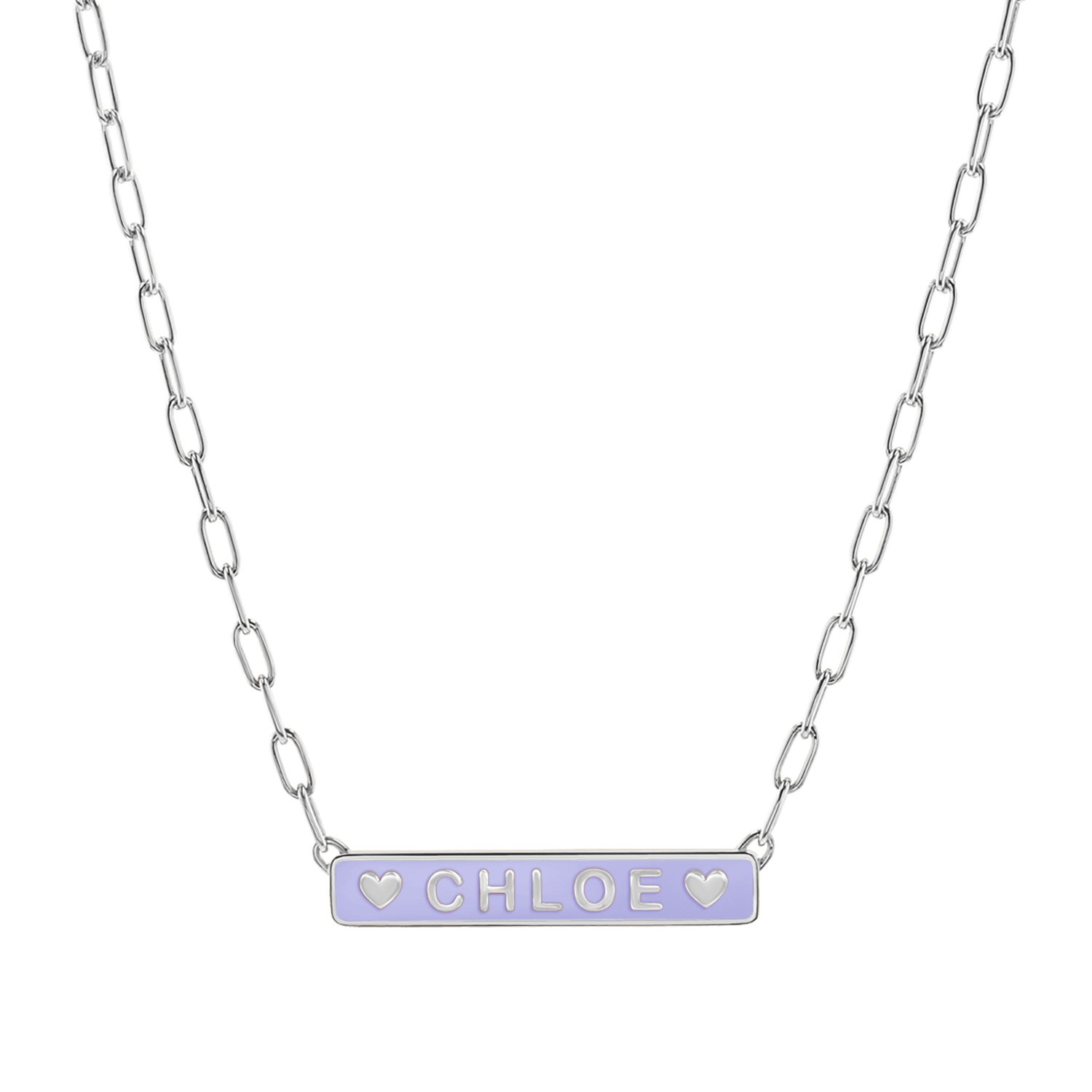 Custom Enamel ID Necklace
