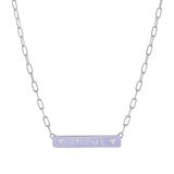 Custom Enamel ID Necklace