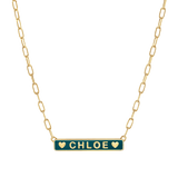 Custom Enamel ID Necklace