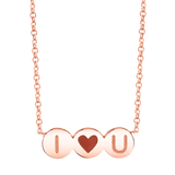 I Love You Bubble Necklace