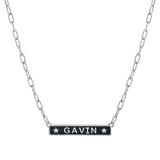 Custom Enamel ID Necklace