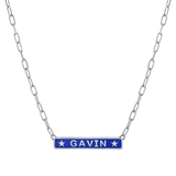 Custom Enamel ID Necklace