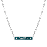Custom Enamel ID Necklace