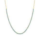 Turquoise Tennis Necklace