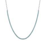 Turquoise Tennis Necklace