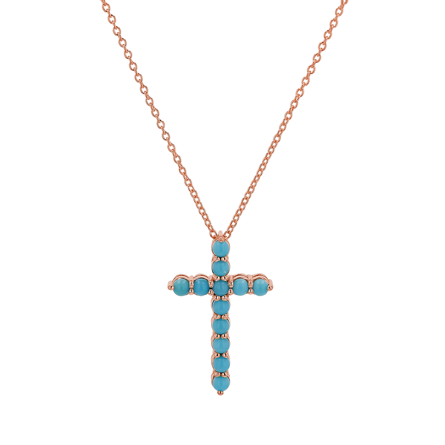Turquoise Cross Necklace
