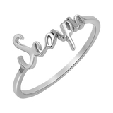 Zodiac Script Ring